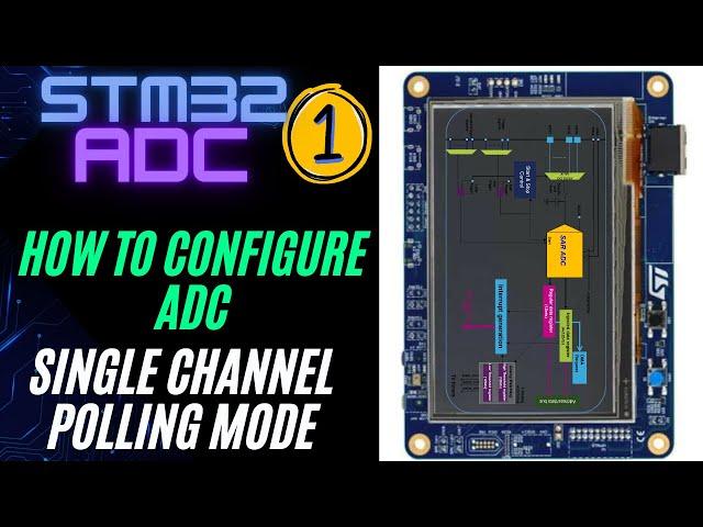 STM32 ADC #1. How to configure ADC || Single Channel Polling Mode