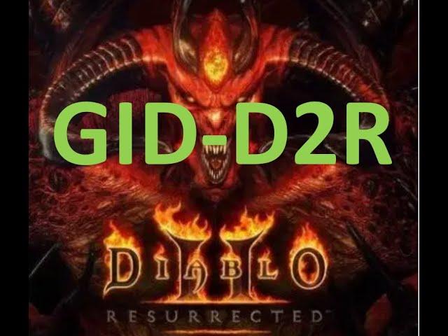 How to use GID D2R BOT Diablo II Resurrected D2R G.I.D. bot