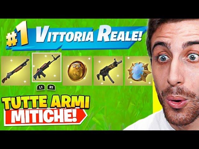 Prendo TUTTE le Armi MITICHE del Capitolo 5 in 1 Partita e VINCO! Stagione 1 Capitolo 5 Fortnite ITA