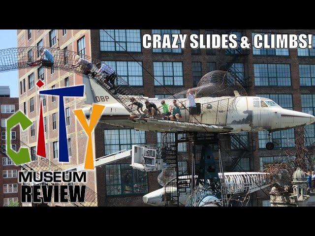 City Museum Review, St. Louis Unique Playground and Museum | Crazy Slides & Climbs!