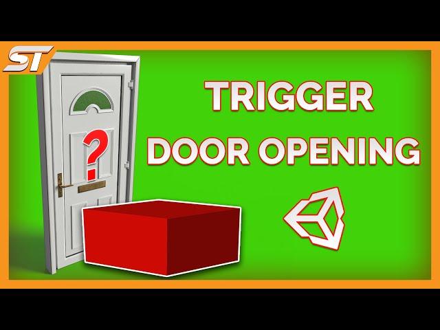 OPENING a DOOR in UNITY on TRIGGER EVENT