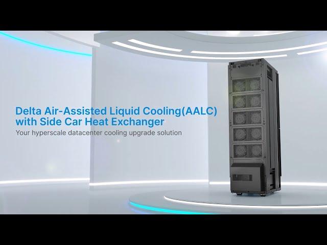 Delta Air-Assisted Liquid Cooling with Side Car Heat Exchanger