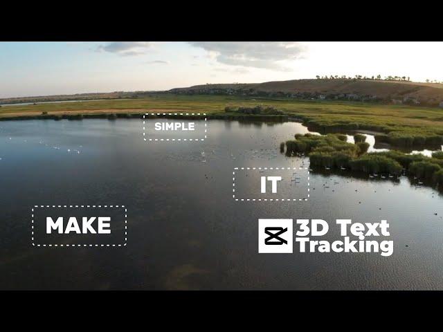 How to Make 3D Text Tracking in CapCut - Easy Tutorial!