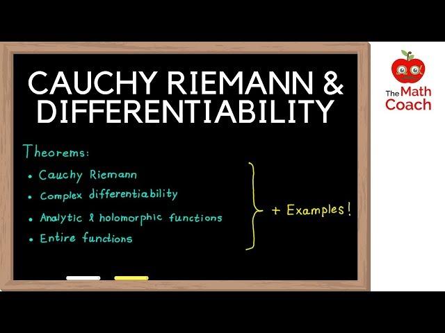 Cauchy Riemann Equations and Differentiability | Analytic VS Holomorphic | Complex Analysis #2