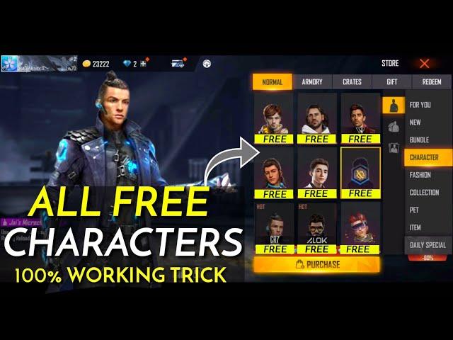 How To Get Free Character In Free Fire Free Character Trick