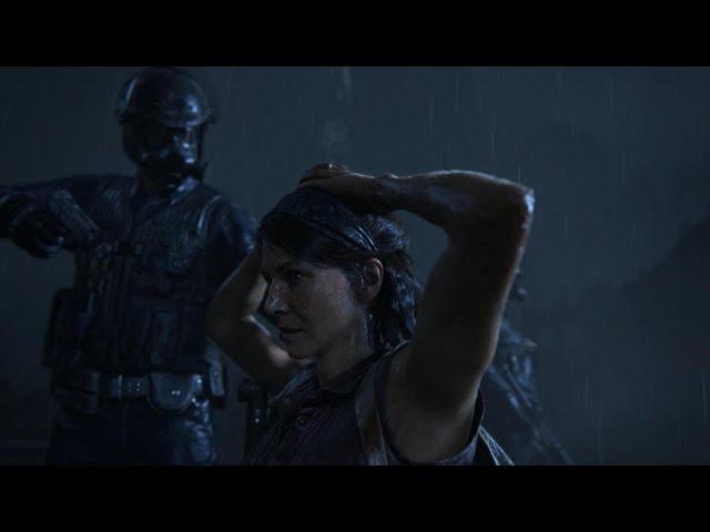 The Last of Us Part I Remake Tess & Joel Kills Two FEDRA Agents Ellie Is Infected Cutscene PS5