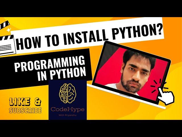 Programming in Python | Class 0 | Installing Python | Installing VS Code |Writing our first Program