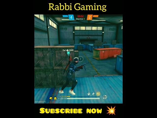 New free fire  game play video #short @Rabbi gaming 