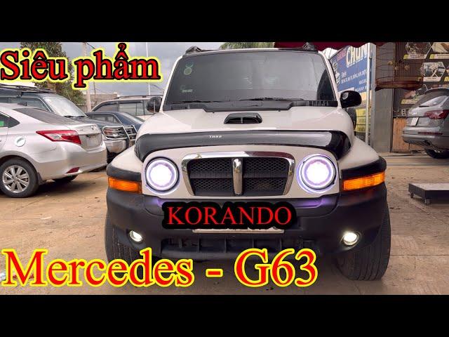 Siêu phẩm Mercedes G63 tiểu học KORANDO máy dầu nhập khẩu | ô Tô Quang chung lâm Đồng