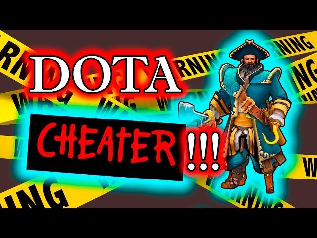 Dota 2 Cheater Detected - Kunkka using Rapier Hack + Camera cheat!