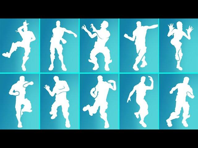 Most Iconic Fortnite Dances & Emotes! (Orange Justice, Scenario, Billy Bounce, Smooth Moves)