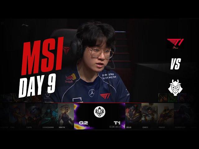 T1 vs G2 Bo5 |  MainEvent Day 9 | TheRock7 Co-Stream vod | Msi 2024