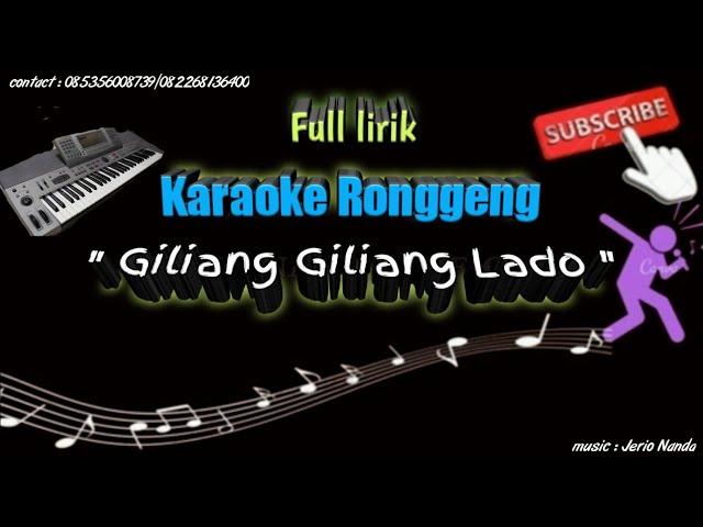 KARAOKE RONGGENG GILIANG GILIANG LADO / ronggeng duakoto karaoke LIRIK MINANG/ JERIO NANDA OFFICIAL