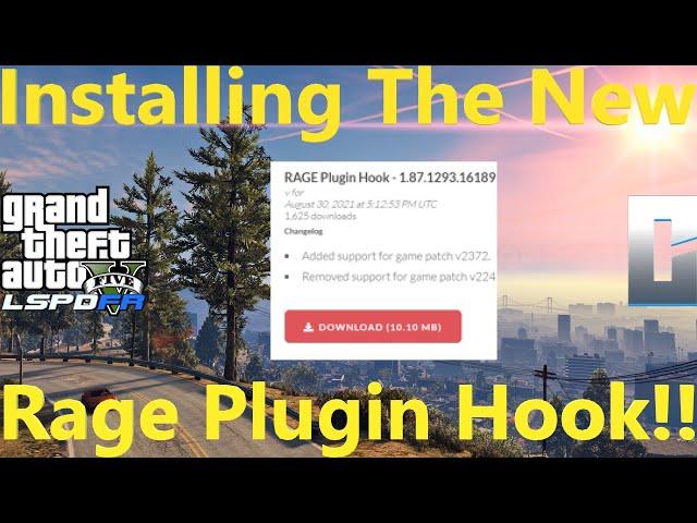 Installing The New Rage Plugin Hook! | #Tutorial | #LSPDFR | #Update | #criminaljusticeyoutube