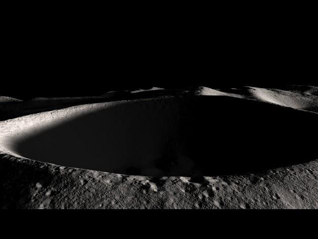 Shackleton Crater Flyover