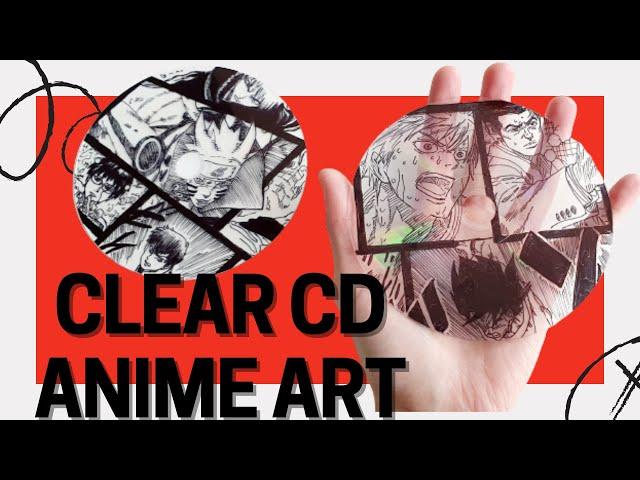 CLEAR CD ANIME ART / DIY / DECOR / ART AND CHILL