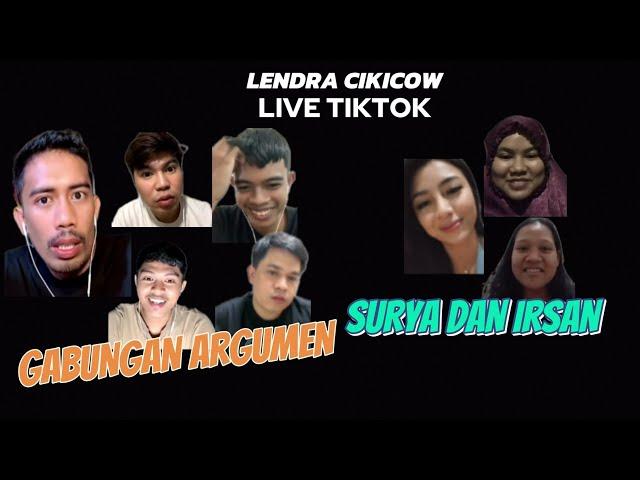 FULL VIDEO LENDRA CIKICOW: PERSAINGAN PI'I, IRSAN DAN SURYA