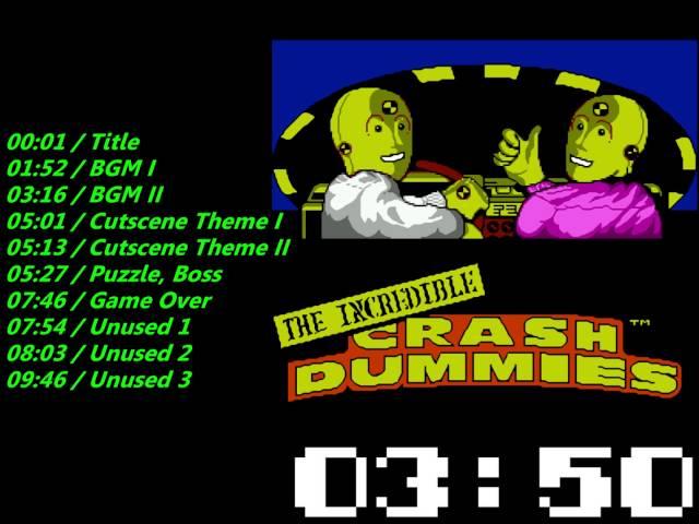 Nes Incredible Crash Dummies Soundtrack