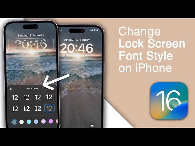 How to Change Lock Screen Font Style on iPhone [iOS 16]