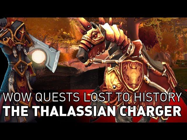The Thalassian Charger Questline - Wow Quests Lost to History
