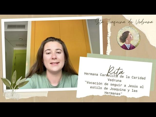 Testimonio hermana Carmelita de la Caridad Vedruna