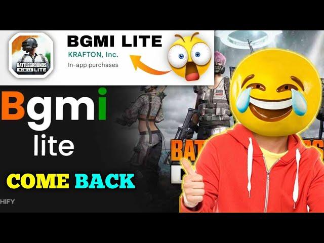 आ रहा है BGMI LITE ! PUBG MOBILE LITE Official Reply New Update 28.0