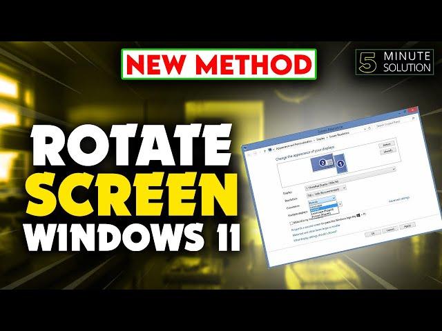 How to rotate screen Windows 11 [2024]