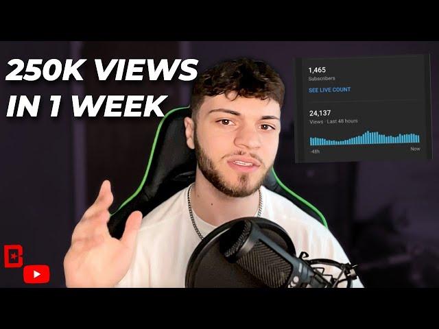 HOW MY TYPE BEAT CHANNEL GOT 250K VIEWS IN A WEEK