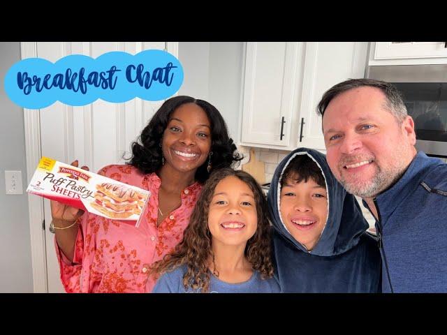 Bacon, Egg & Cheese Pastry | LIVE Breakfast Chat VLOGMAS DAY 21