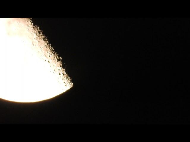 Nikon P1000 zoom test, "readable" distances Moon 4k