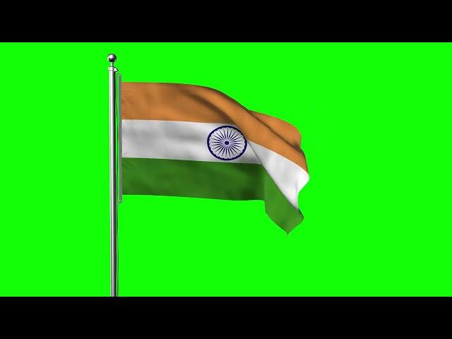 indian flag | India Waving Flag Green Screen Animation | Royalty-Free | indian flag