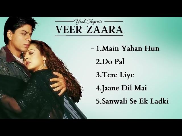 Veer Zaara Movies All Songs   Shahrukh Khan   Preity Zinta   HINDI MOVIE SONGS