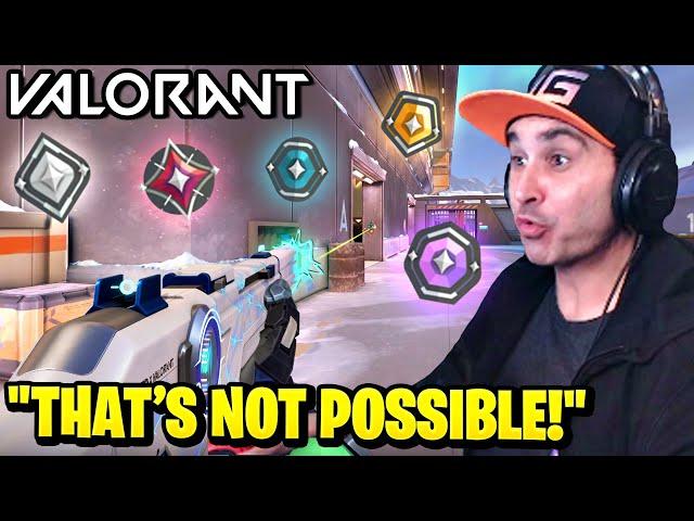 Summit1g is BLOWN AWAY At His RANK in Valorant Ranked Placements!