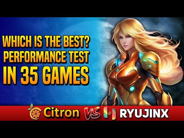  Citron vs Ryujinx (GreemDev): Which is the Best Switch Emulator Left for Us? Performance Test