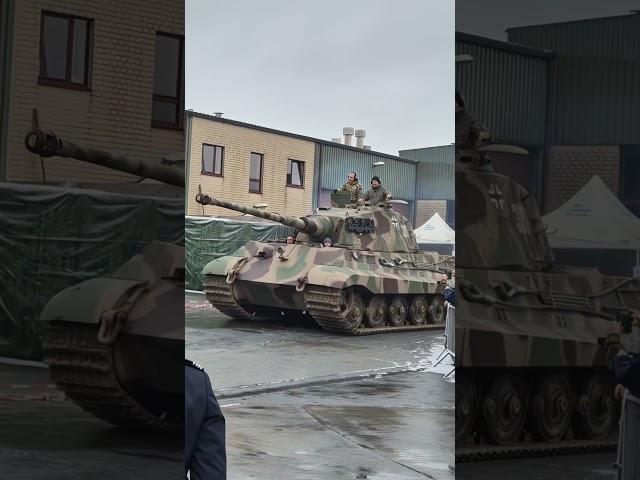 German Sd.Kfz. 251/9 & Tiger II tank at the Bastogne Barracks, Belgium, 2024 #ww2 #tank #history