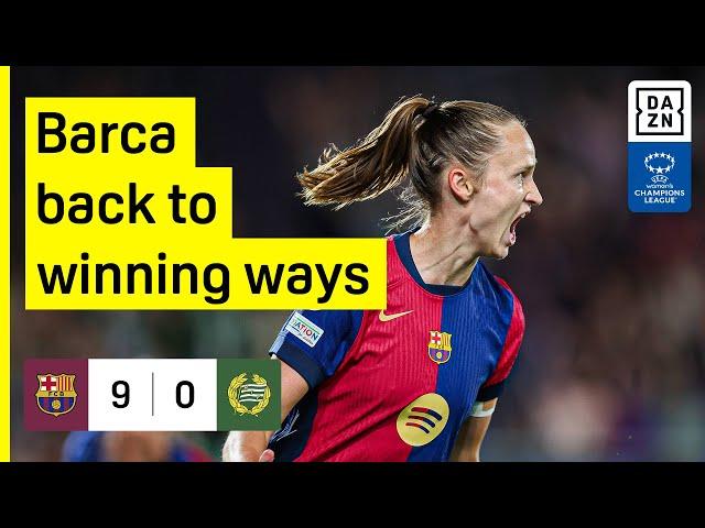 HIGHLIGHTS | FC Barcelona vs. Hammarby IF -- UEFA Women's Champions League 2024-25