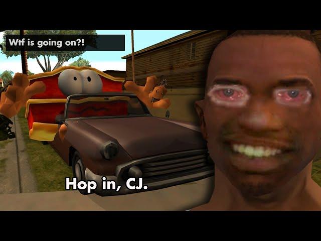 ruining gta san andreas with mods