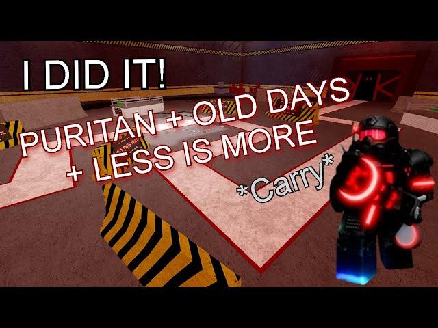 3 Hard badges at same time (Puritan + Old days + Less Is More) || Scp Tower Defense ||