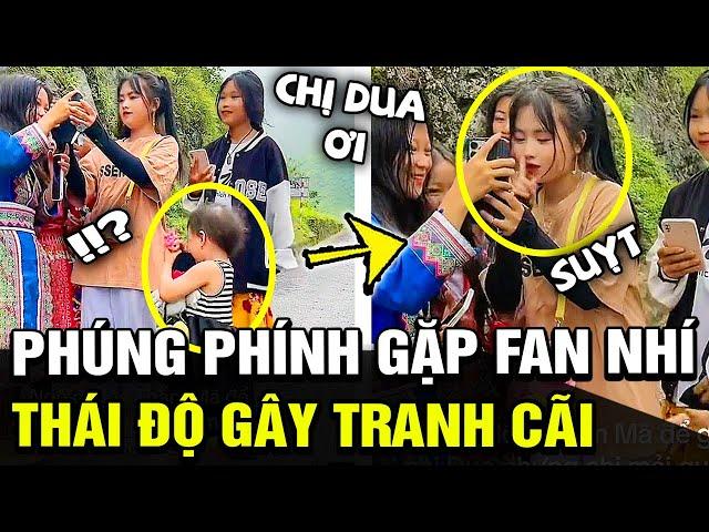 Gặp FAN NHÍ đến hỏi thăm, Phúng Phính có thái độ THỜ Ơ ko quan tâm khiến cđm thất vọng | TB Trends