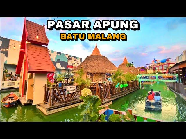 PASAR APUNG BATU MALANG, WISATA GRATIS BATU MALANG JELAJAH 6 NEGARA