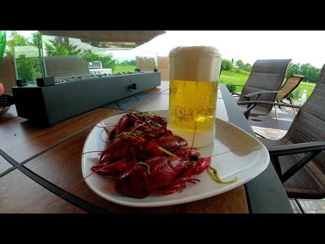 Сезон раков в Америке. Crayfish recipe 