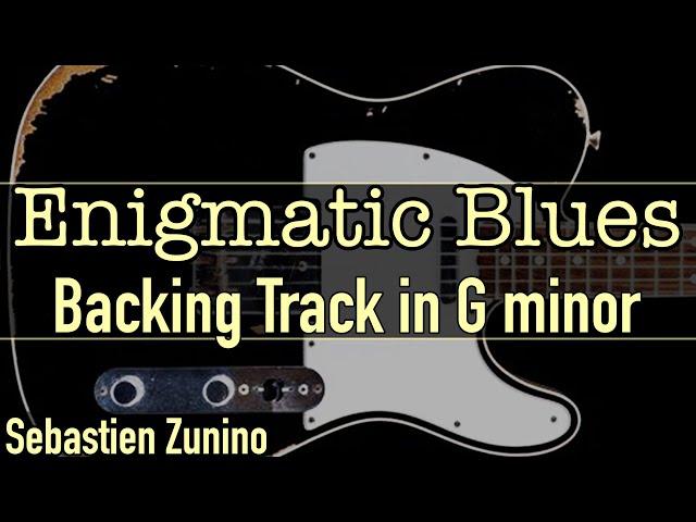 Enigmatic Blues Backing Track in G minor | SZBT 941