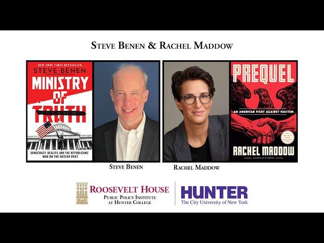 The 2024 Stepanski Family Lecture: What Next for America? — featuring Steve Benen & Rachel Maddow