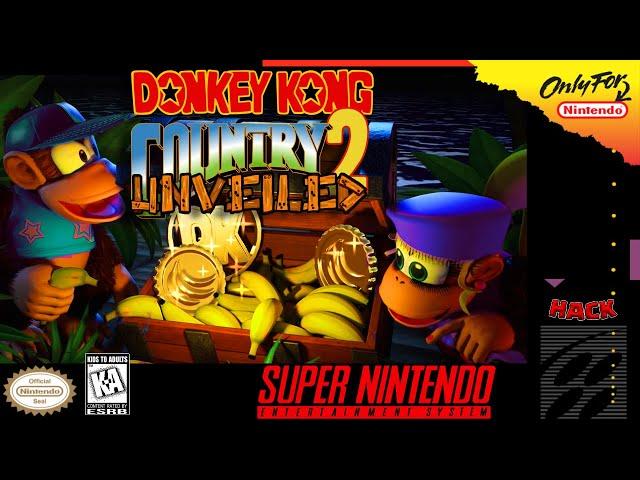 Donkey Kong Country 2 Unveiled - Hack [SNES] Any%