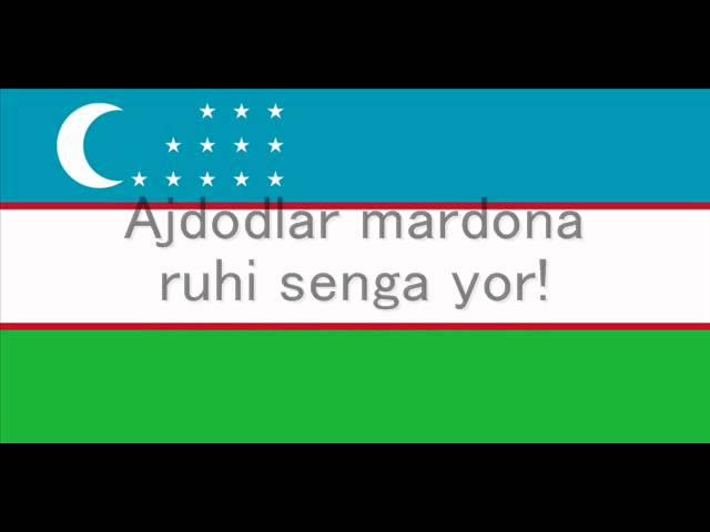 "O'zbekiston Respublikasining Davlat Madhiyasi" - National Anthem of Uzbekistan