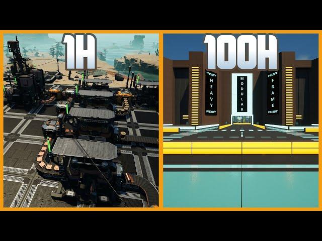 I PLAYED 100 HOURS OF SATISFACTORY 1.0!! || Here's What Happened! #1