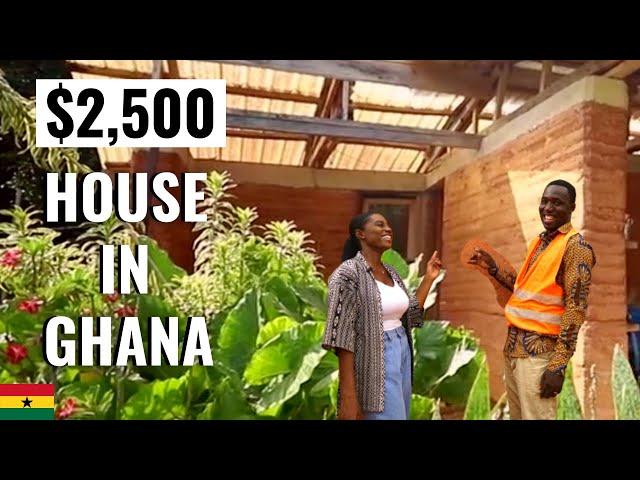 He builds affordable homes in Ghana using rammed earth | Real Estate in Ghana | Sustainable homes