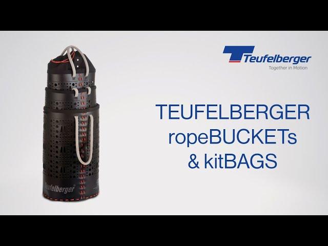 TEUFELBERGER ropeBUCKETs and kitBAGS explained by Rob Manson