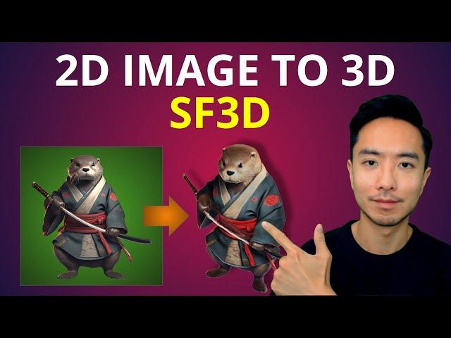 Stable Fast 3D (SF3D) 2D Image to 3D Model from Stability AI