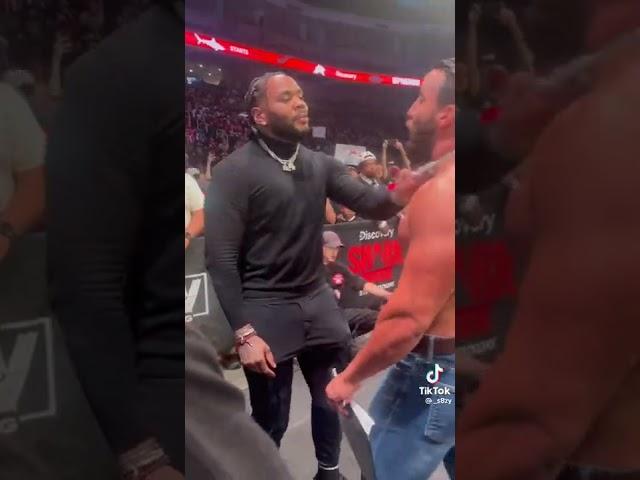 kevin gates knocks out Tony ness wwe star  #shorts